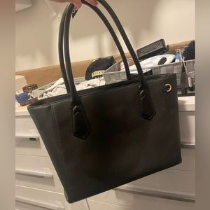 Dagne Dover Signature Classic Tote in onyx / black